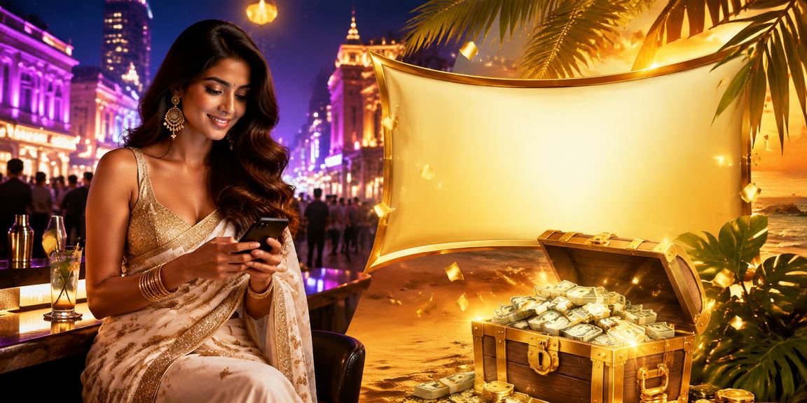 Hand dealing cards in Andar Bahar game at a casino table